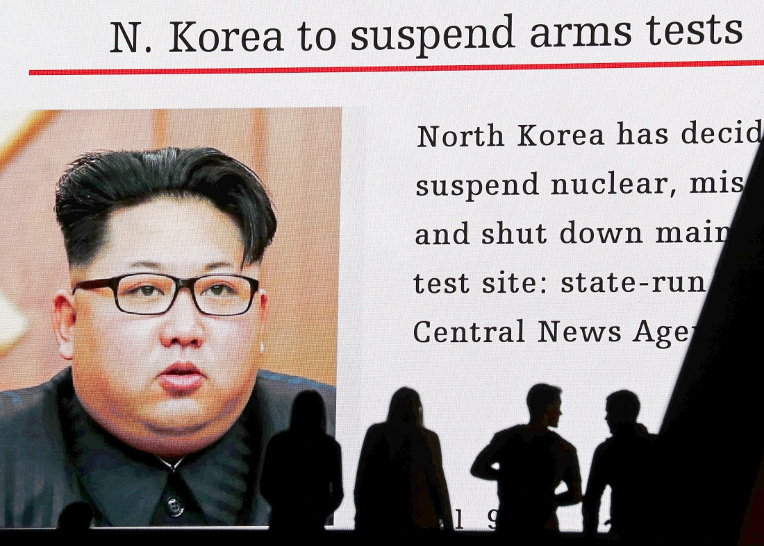 N. Korea to suspend nuclear arms tests.